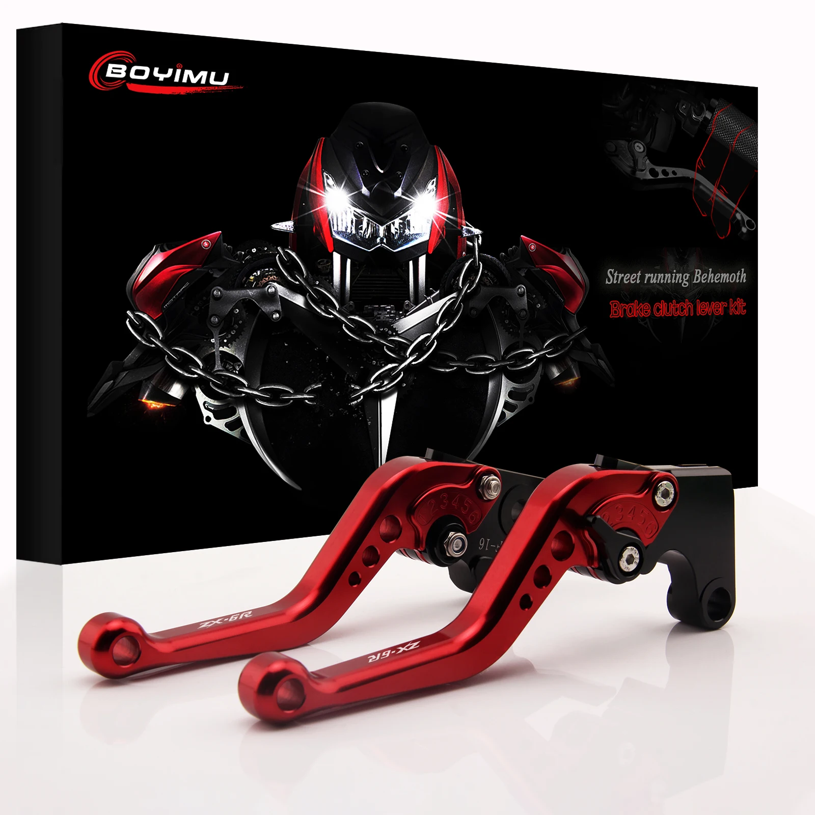 

LOGO(ZX6R) For KAWASAKI ZX6R ZX636R ZX6RR 2000 2001 2002 2003 2004 Motorcycle Accessories Brake Clutch Levers Motorbike