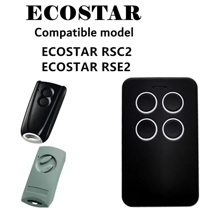 

Clone HORMANN ECOSTAR RSC2 RSE2 433.92MHz rolling code remote control 4 CH duplicator for ECOSTAR gate control garage command