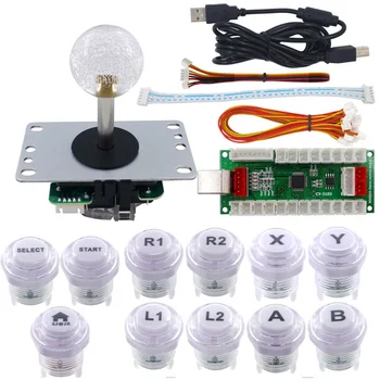 

SJ@JX Arcade Game DIY Kit Zero Delay PS USB Encoder Mechanical Keyboard Switch PC PS3 Android Xbox360 Arcade Joystick Controller
