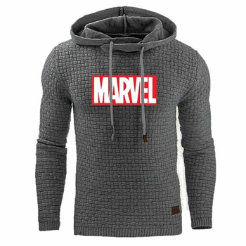 

Marvel Sweatshirt Men's Hoodies Quality Jacket Coats Male Casual Sportswear Men's Jacquard Hoodies Hip Hop Streetwear