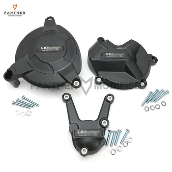 

Black Motorcycles Secondary Engine Protection Cover Set Case for GB Racing for BMW S1000RR S1000R S1000 R/RR 2009-2016