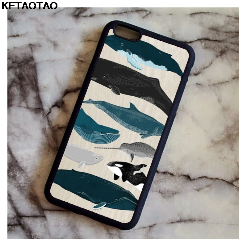Чехол для телефона KETAOTAO Cool Fish Shark s для iPhone 4S SE 5C 5S 6S 7 8 Plus X XS XR 11 Pro Чехол из мягкого ТПУ резины и силикона - Цвет: Лаванда