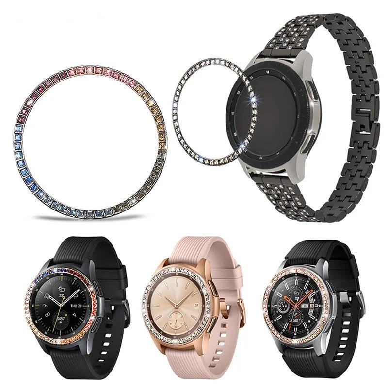 Fashion Ceramic Bronze Steel Bezel Insert For Samsung Galaxy Watch 42mm