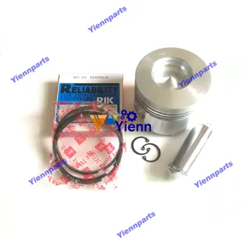 Günstig 3TNC80 3TNC80L Kolben Kit Mit Ring Set Für Yanmar F200 F220 YM206 Loader Traktor Bagger Diesel Motor Reparatur Teile