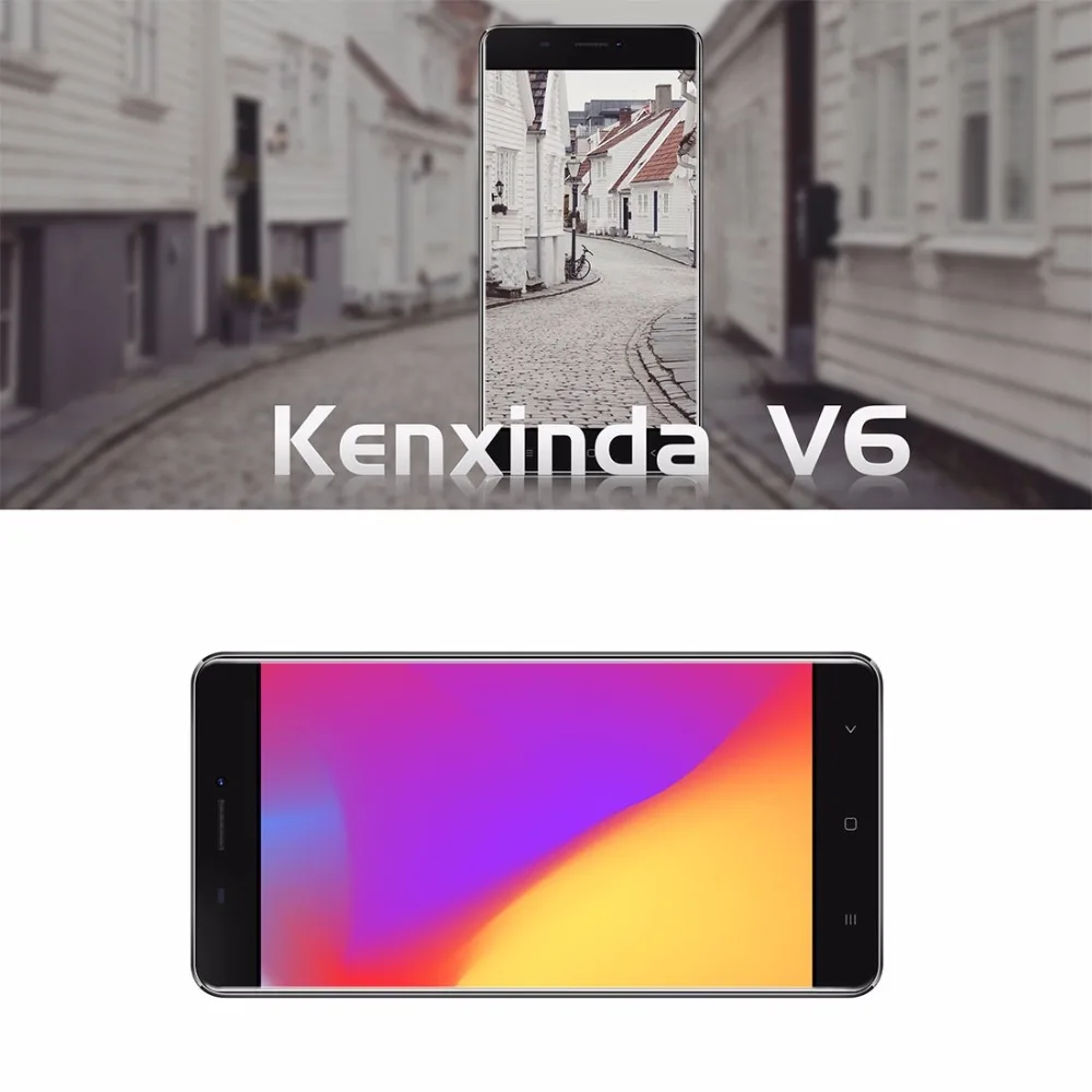 Смартфон KENXINDA V6 4,5 дюймов Android OS V7.0 Qcta-Core 1,2 ГГц 1 Гб ОЗУ 8 Гб ПЗУ 1700 мАч 3g мобильный телефон с двумя картами