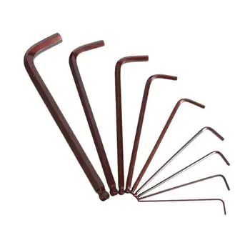 

9pcs/set Lengthen Hex Allen Wrench Set Ball Head Spanner Repair Tool Kit
