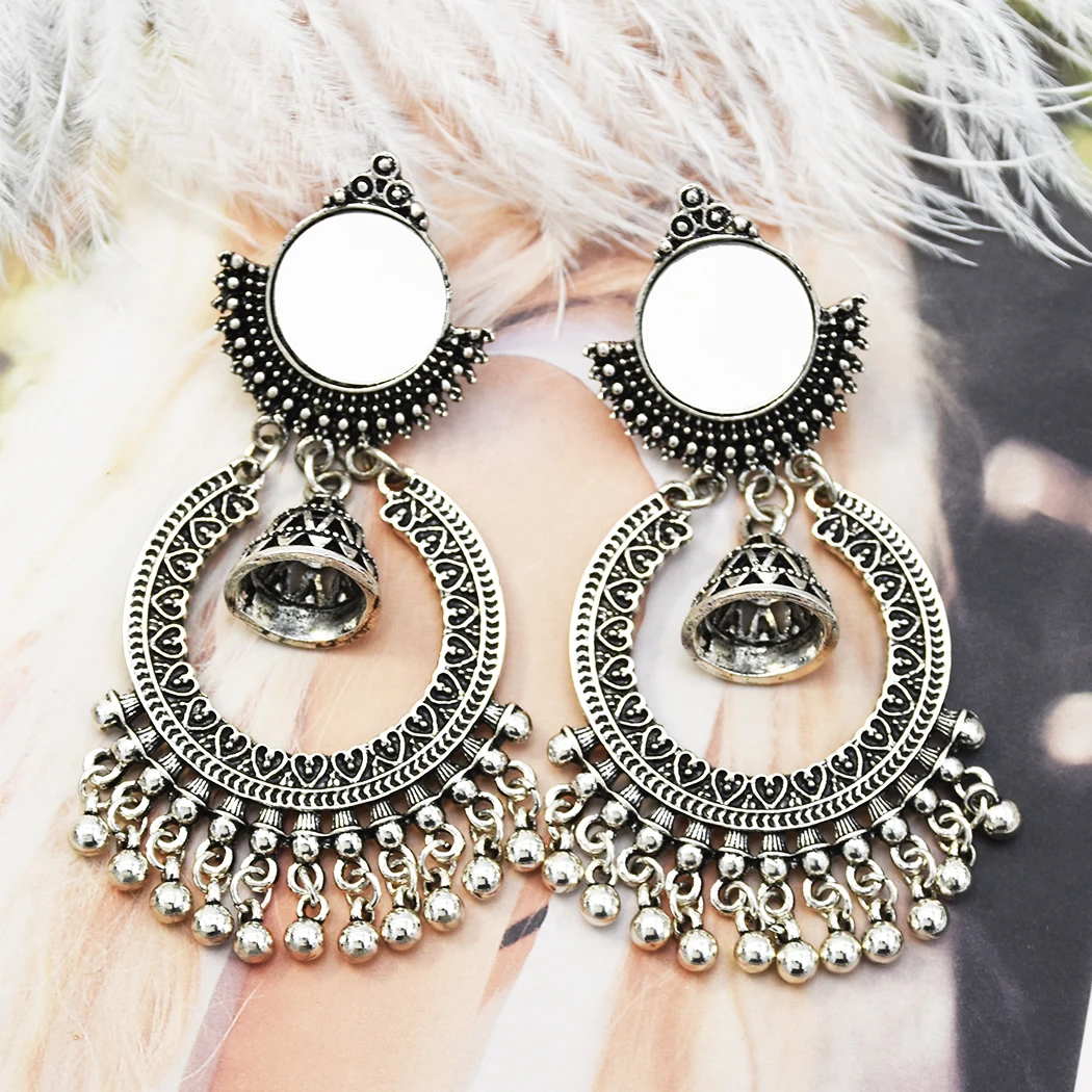 Top more than 186 heavy oxidised earrings super hot