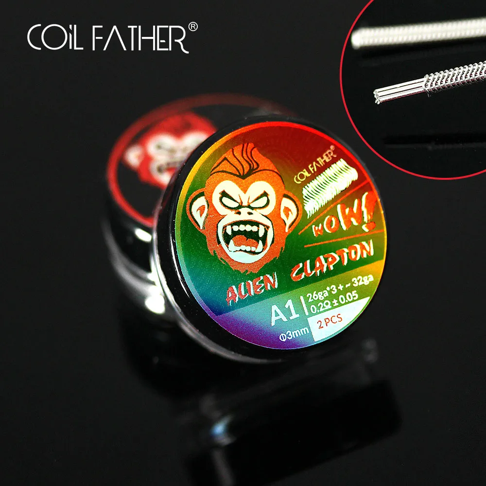 Coil Father 10 шт./кор. Ni80 Ni90 никель-металлогидридная предварительно заполненная