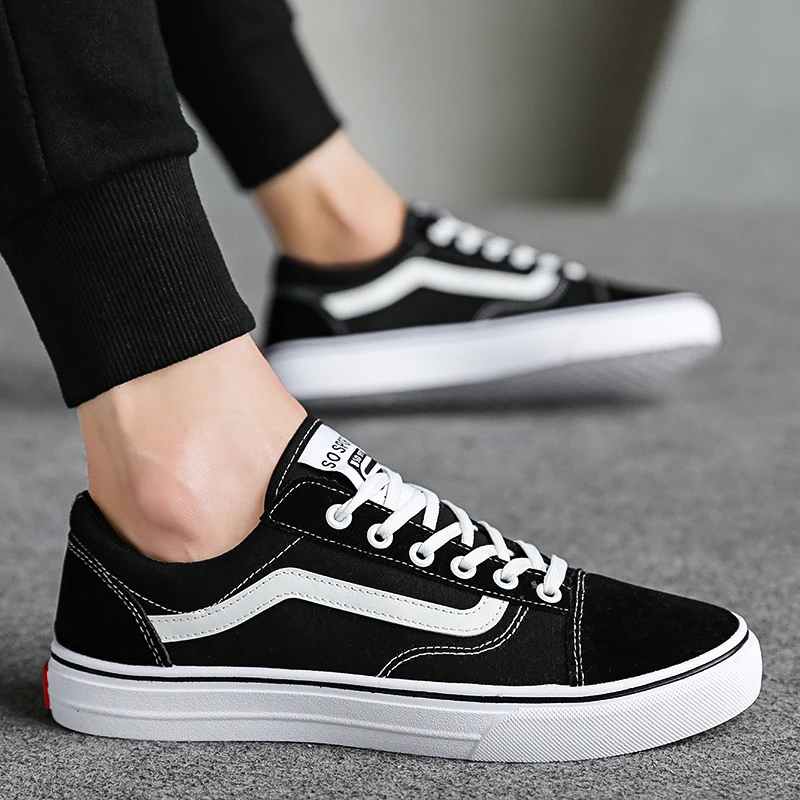 

New Arrival Mens Sneakers Flat Men Classic Skateboarding Shoes Man Student Comfortable Shoe Trainers Leisure Fitness Sport Shoes