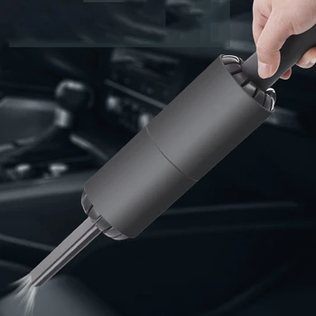 

Hot 4000Pa Strong Power Car Vacuum Cleaner Dc5V Usb Charging 2000x2Mah with Storage Bag Cyclonic Wet/Dry Auto Portable Vacuums C