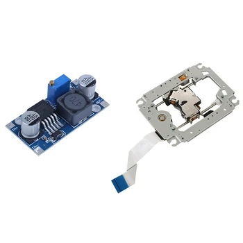 

2 Pcs LM2596 DC-DC Step-Down Converter Power Module & 1x KEM-410ACA KEM410 CCA Lens Replacemen with Deck Mechanism