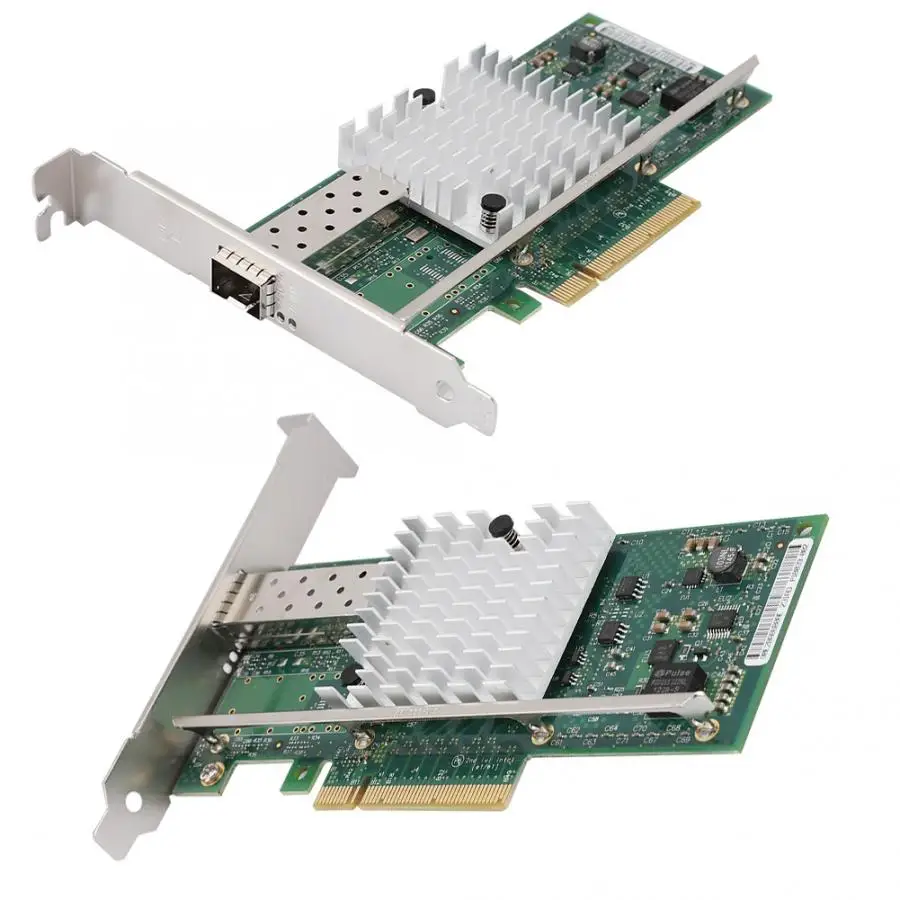 Сетевая карта pci для intel X520-SR1 10G 82599EN SFP+ Ethernet конвергентный сетевой адаптер E10G41BFSR