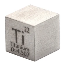 1 шт. высокой чистоты 99.5% титановый Ti металлический резной элемент, электронный стол 10 мм куб, замечательная коллекция 10x10x10 мм