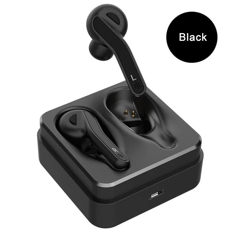 IPX5 водонепроницаемая Bluetooth гарнитура V5.0 TWS беспроводные наушники шумоподавление стерео наушники зарядная Коробка микрофон Громкая связь