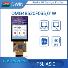

DWIN 3.5 Inches 320*480 Resolution, 262K colors, IPS-TFT-LCD, Wide Viewing Angel COF Structure OCA Bonding DMG48320F035_01W