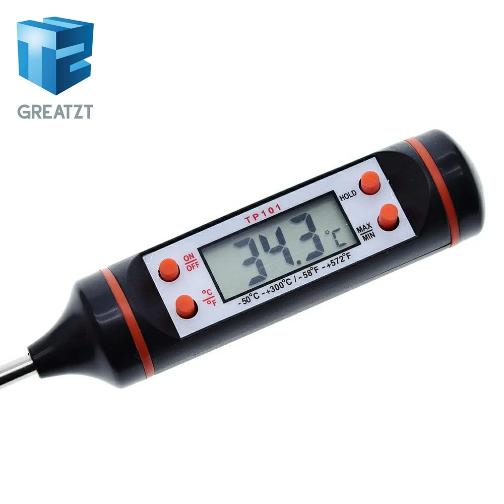 Цифровой термометр GREATZ TP101 кухонный градусник для измерения температуры мяса