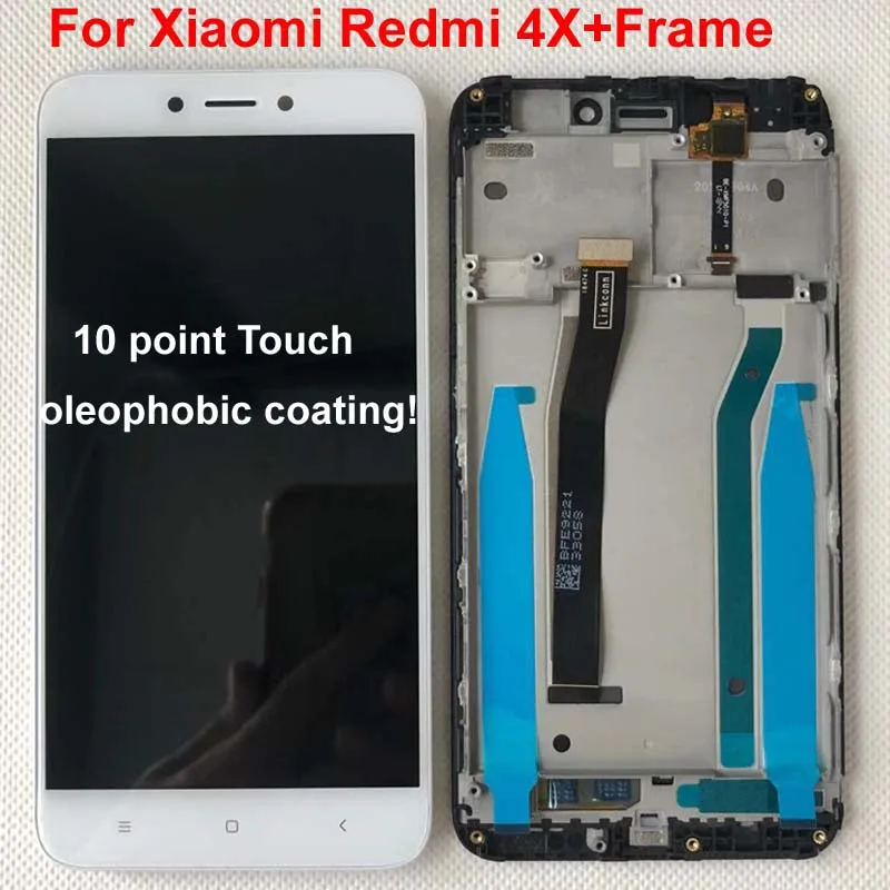 ЖК дисплей IPS для XIAOMI Redmi 4X с дигитайзером сенсорного экрана рамкой Xiaomi Ремонтный 5