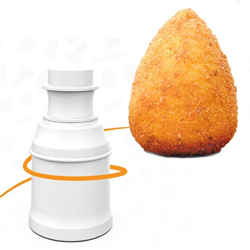 Pointed Arancini производитель пресс-формы, 160 грамм, рисовый шар производитель пресс-формы, самодельный фаршированный мясной шариковый производитель, точечная/круглая форма - Цвет: Pointed