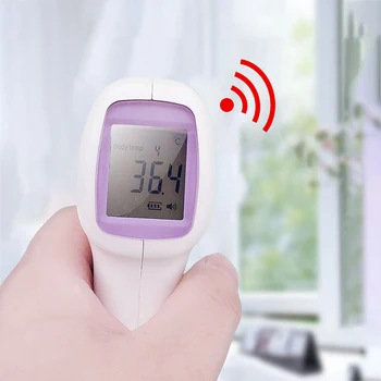 

LCD Display Forehead Thermometer Non Contact Infrared Thermometer Body Temperature Fever Digital Measure Tool for Baby Adult