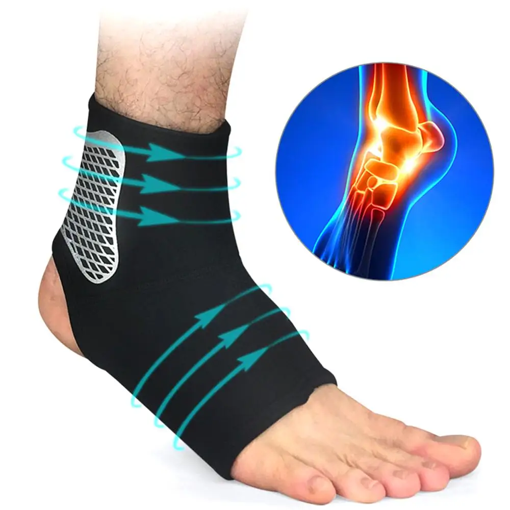 

1pcs Sports Ankle Support Cushion Adjustable Ankle Protector Football Compression Ankle Socks