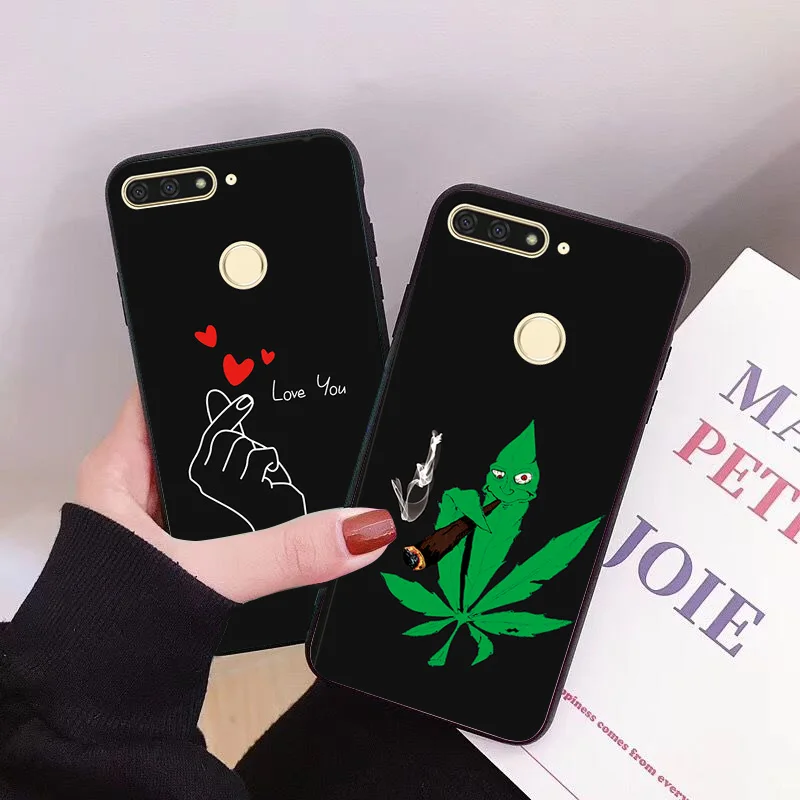 

Black TPU Case For Huawei For Honor Play 7A 5.45 6C 7S 7X 7A Pro 7C 5.99 8A 8C 7C RU 5.7 8S 8X Back Cover For Huawei 6C Pro