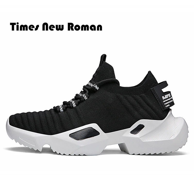Times новые римские уличные спортивные туфли мужские дышащие кроссовки Flyknit легкий вес обувь амортизатор для бега Мужская обувь s