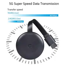 Двухдиапазонный 5G/2,4G потоковый медиаплеер 4K HDMI 1080P телефон AdapterTV Android палка для хрома Wifi HD дисплей Мобильный YouT D1J5