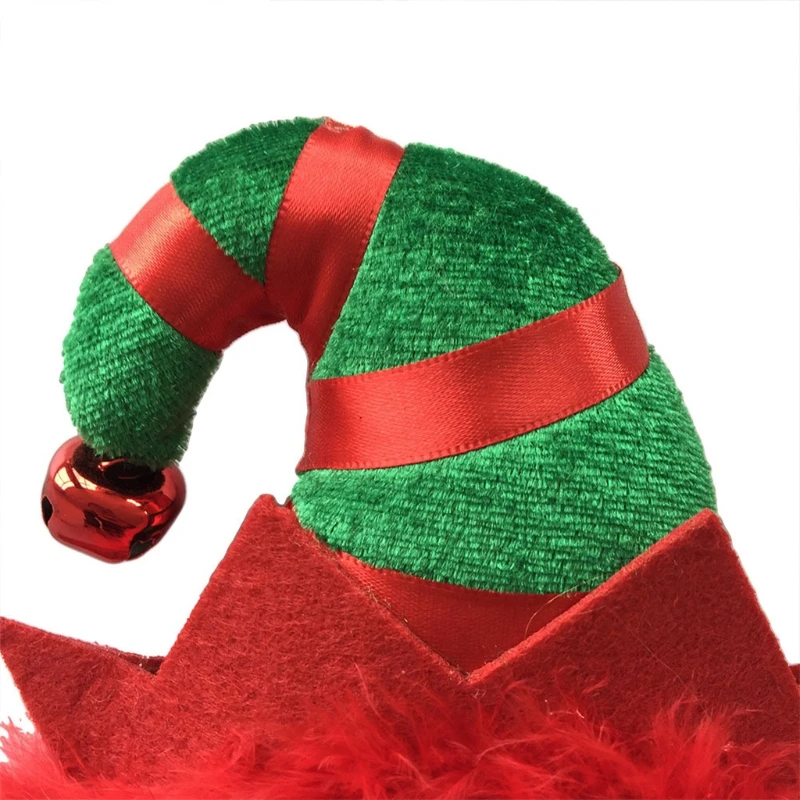 Шляпа Elf обруч для волос сувениры перо головной убор эльф колокольчик повязка