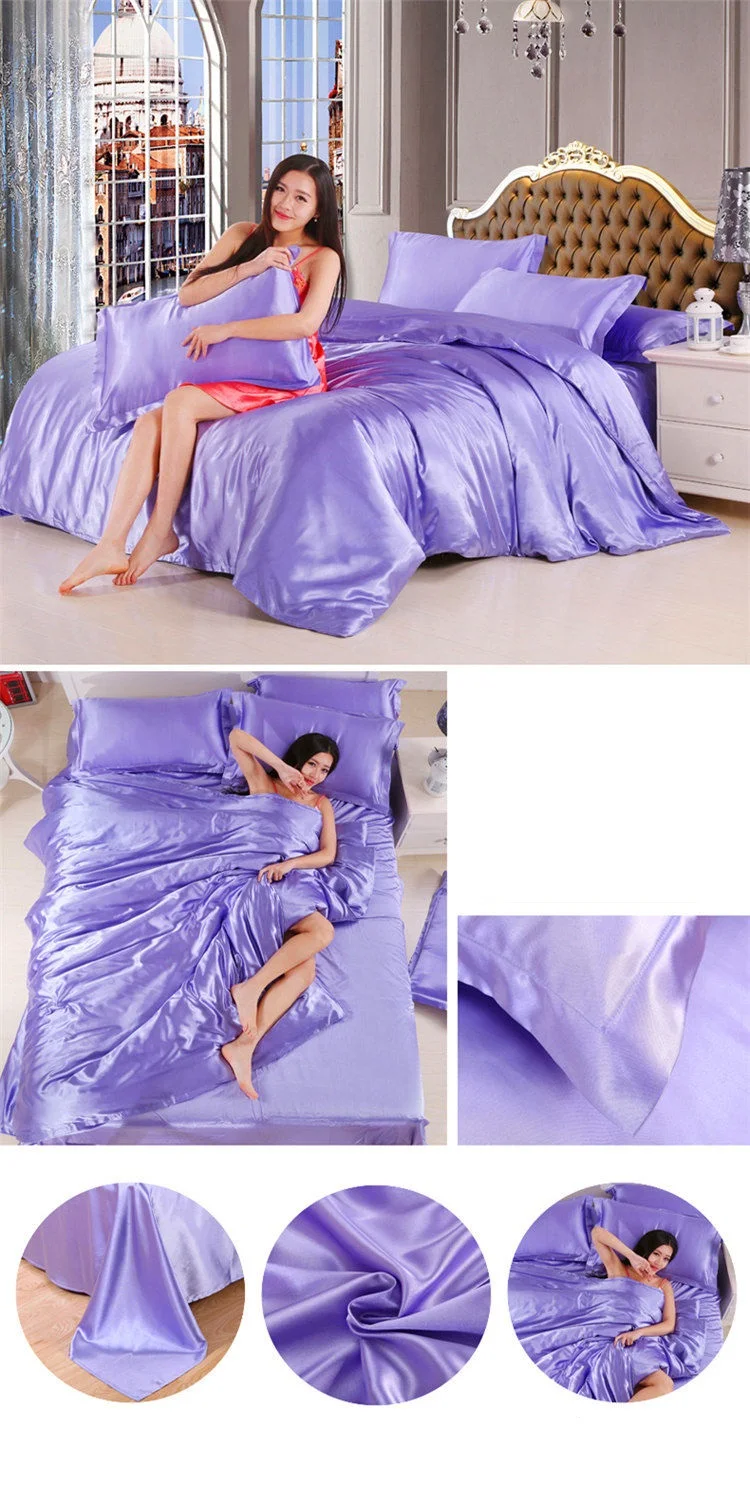 Soft Smooth Satin Bedding Set, folha de