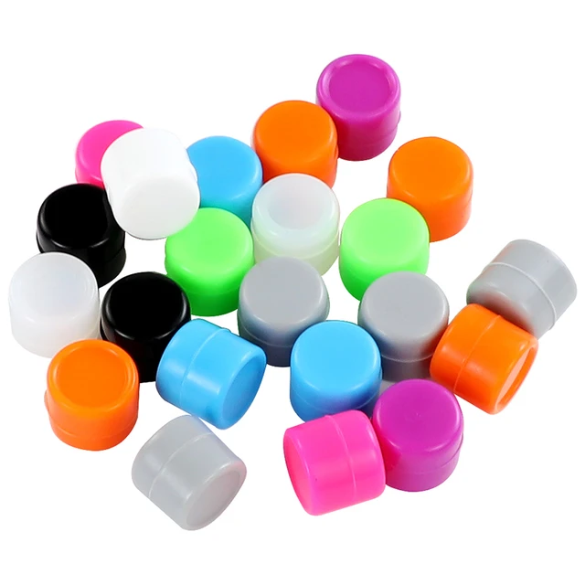 10 Pcs 5ml Silicone Wax Containers Assorted Colors Multi Use Non Stick Wax  Oil Storage Jars - Candle Accessories - AliExpress