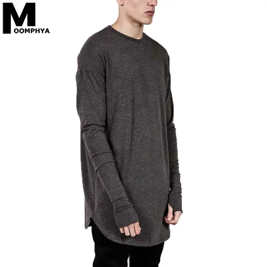 thumb hole t shirts with hoodie