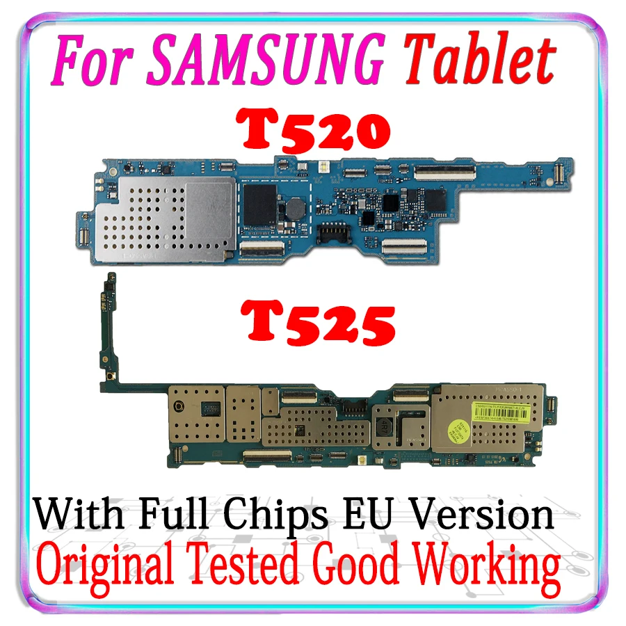 Оригинальная материнская плата Unlcoked для Samsung Tab Pro 10 1 T520 T525 системная Android