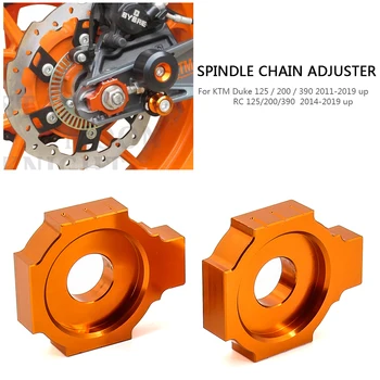 

Rear Axle Spindle Chain Adjuster For KTM RC 125 200 390 Duke 2014 2015 2016 2017 2018 2019 RC125 RC390 Motorcycle Accessories