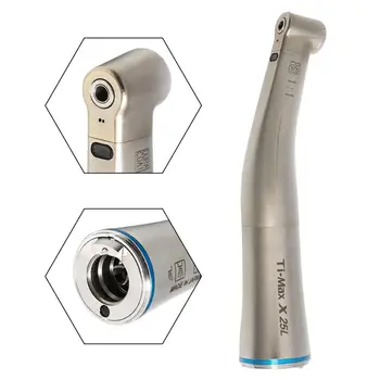 

Dental LED Fibre Optic Contra Angle Handpiece 1:1 Air Turbine Inner Water X25L Dental Low Speed Handpiece