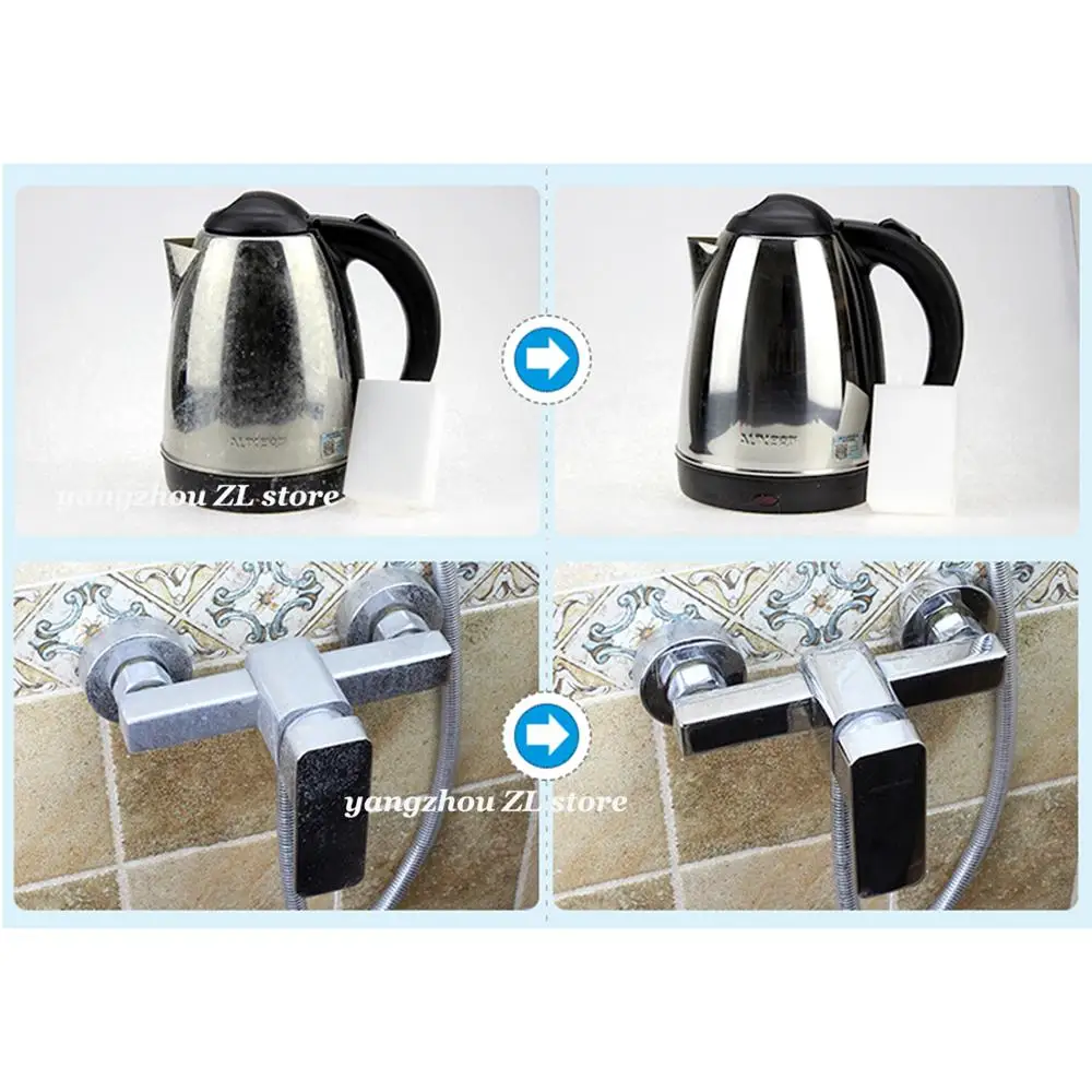 100 шт. серая Волшебная меламиновая губка в японском стиле для чистки с