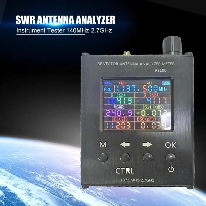 Прочный N1201SA UV RF ANT векторный сетевой анализатор 140 МГц-2,7 ГГц тестер сопротивления цифровой антенный анализатор инструмент для анализа