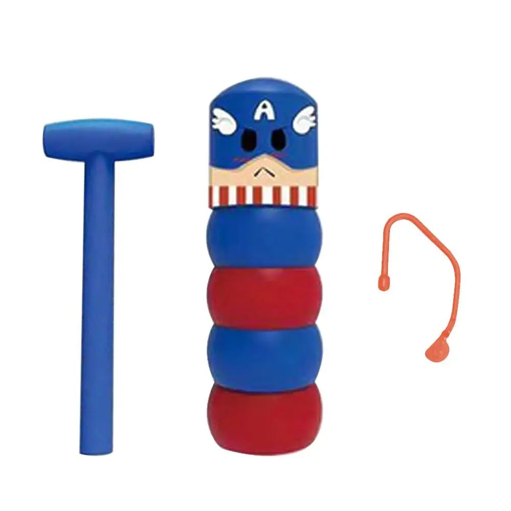 

Unbreakable Wooden Man Magic Tricks Toy Props Immortal Daruma Automatic Assemble Toys Funny Magical Puppet Toy For Kids Gifts