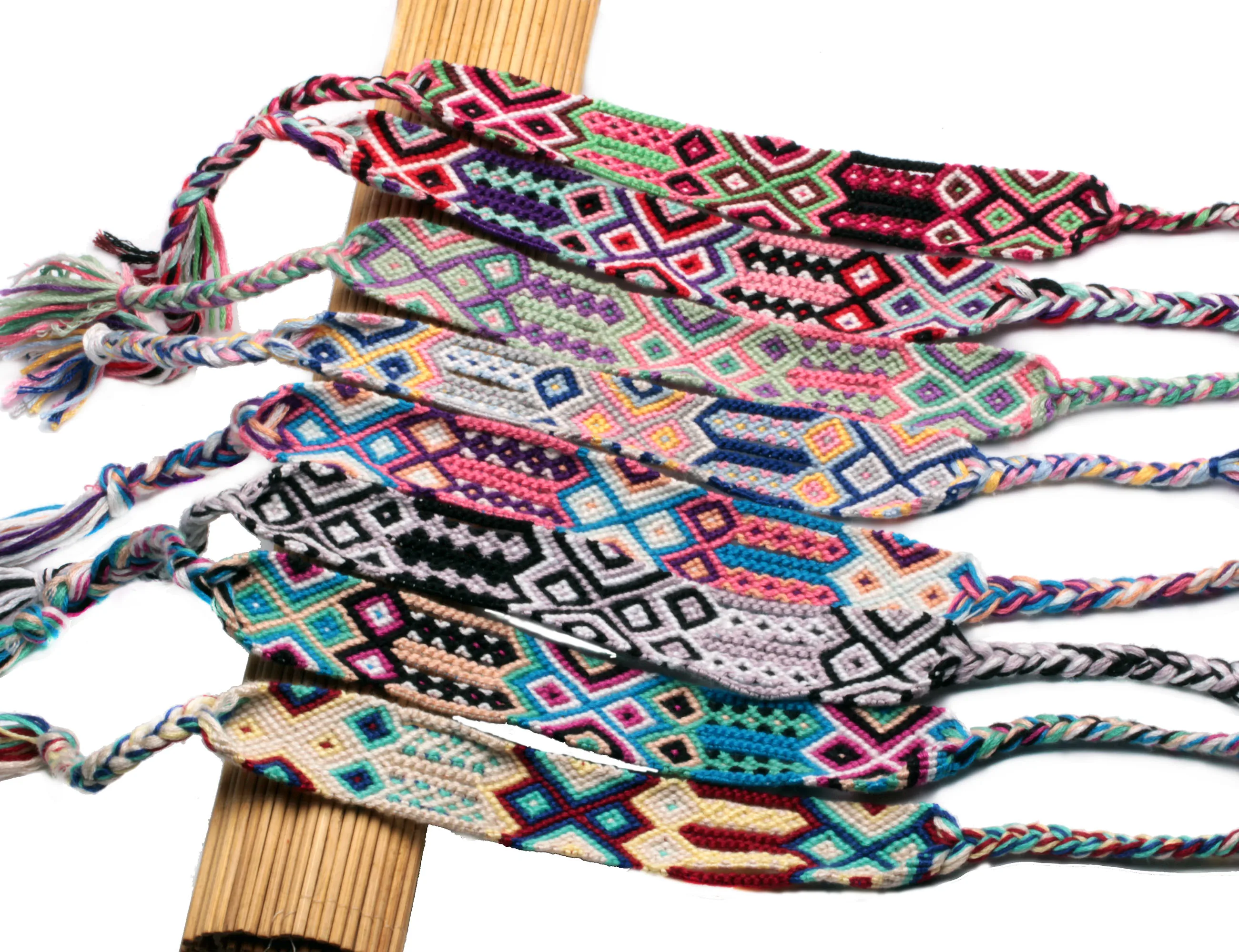 Дополнительные Gypsy Boho Широкий плетеный браслет дружбы Для женщин мужчин анклет