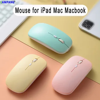 

For IPad 5.0 Bluetooth Wireless Mouse Computer Mouse Silent 10m Mause Rechargeable Mouse 2.4Ghz Mice For Laptop PC Tablet iPad