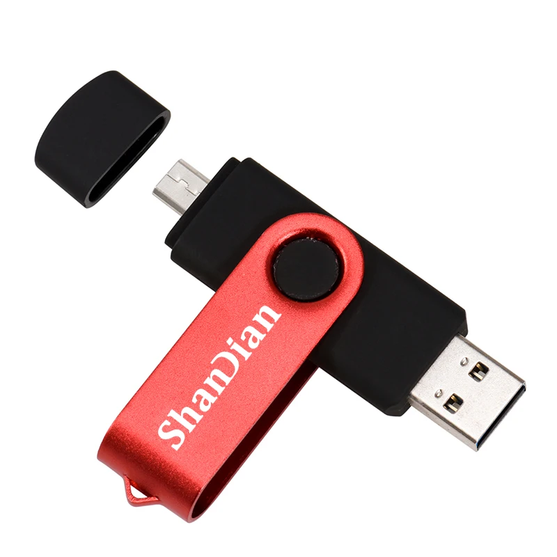 C SHANDIAN высокоскоростной USB флеш-накопитель OTG флеш-накопитель 128 Гб 64 Гб Usb Флешка 32 Гб 256 ГБ флеш-накопитель для Android смартфонов/ПК - Цвет: C