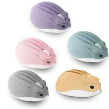 

Cute Cartoon Wireless Mouse Usb Optical Computer Mouse Portable Mini Laptop Mause Pink Hamster Design Mice For Kids Macbook