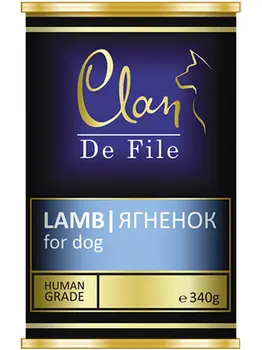 

CLAN CLAN DE FILE monobelkovye for adult dogs with lamb