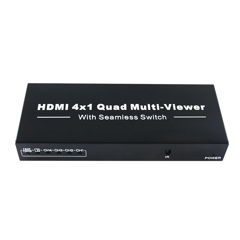 1080P 4x1 HDMI мульти-просмотра HDMI Quad экран в реальном времени мульти-просмотра HDMI сплиттер бесшовный коммутатор с ИК-управлением