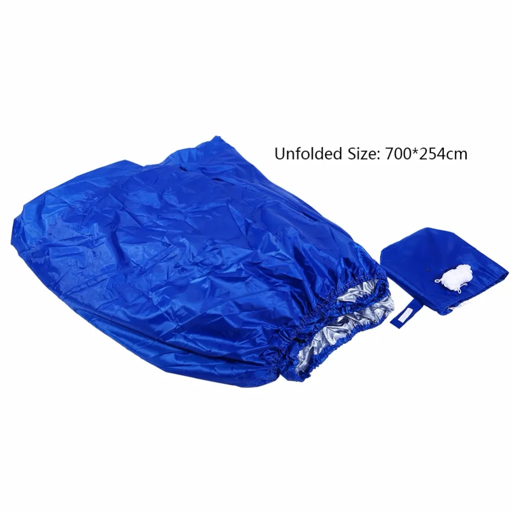 20-22ft 210D Trailerable крышка лодки funda barco водонепроницаемый синий 700x245 см 100 ''луч(7 мм-11 мм) морские аксессуары