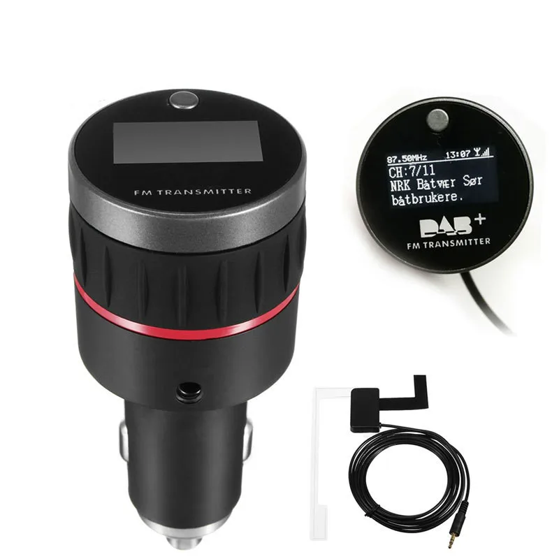 Автомагнитола с функцией DAB с usb-приемником с MCX интерфейсной удлинительной антенной 3M Автомобильный MP3-плеер Bluetooth fm-передатчик