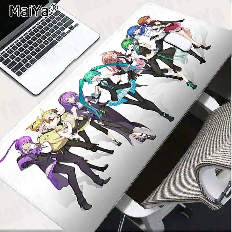 Maiya vocaloid Аниме девушка Блокировка края коврик для мыши игра скорость/Управление версия большой игровой коврик для мыши - Цвет: Lock Edge 40X90cm