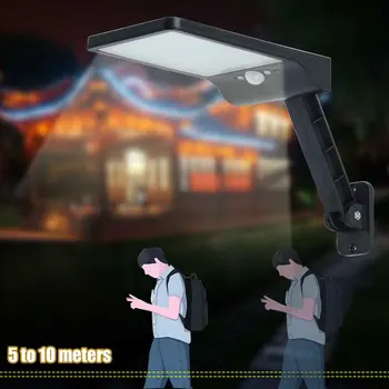 

Pathway Solar Wall Light Motion Sensor Security Yard Waterproof Garden Patio Outdoor Street Warehouse 48 50LED 3 Modes