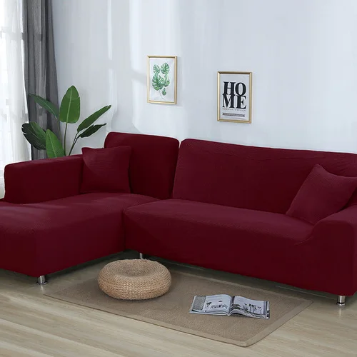 Одноцветная подушка для дивана, четыре сезона, универсальный эластичный чехол для дивана, универсальный комплект, защитный тканевый чехол для дивана - Цвет: 4