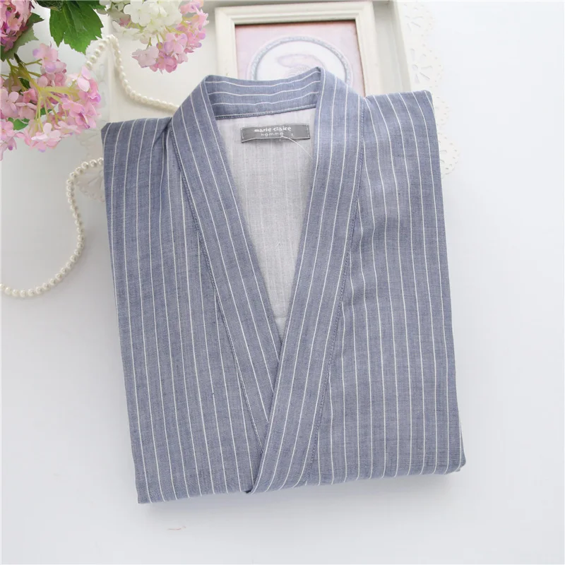 Кимоно пижамы мужские женские пары японская традиционная одежда юката пижамы наборы Haori аозай пижамы Ночная рубашка костюм Hanfu Tang - Цвет: Color5 for Man