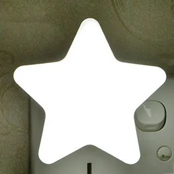 

Modern Star Shape Wall Light LED Induction Lamp Nightlight Automatic Switch Light Sensor Household Supplies Energy Saving